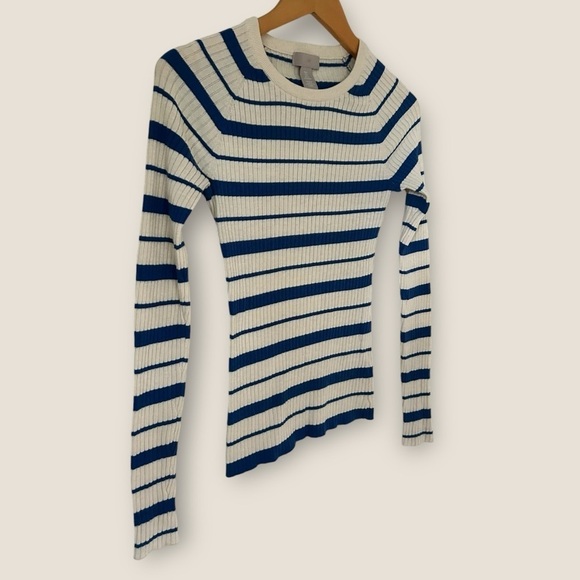 H&M Striped Ribbed Knit Top - Picture 7 of 9